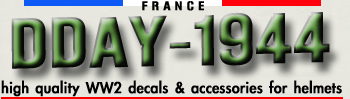 dday-1944 german helmet decals